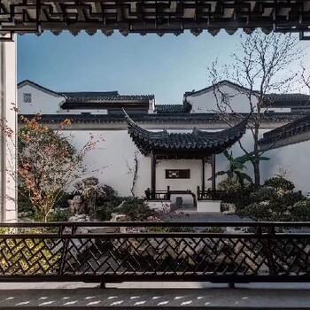 中式花园设计平面图,日式景观设计