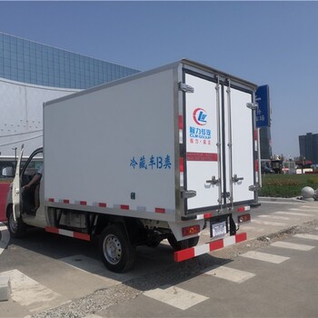 丽水3.7米冷链运输冷藏车全国分期付款,蓝牌3.7米冷藏车