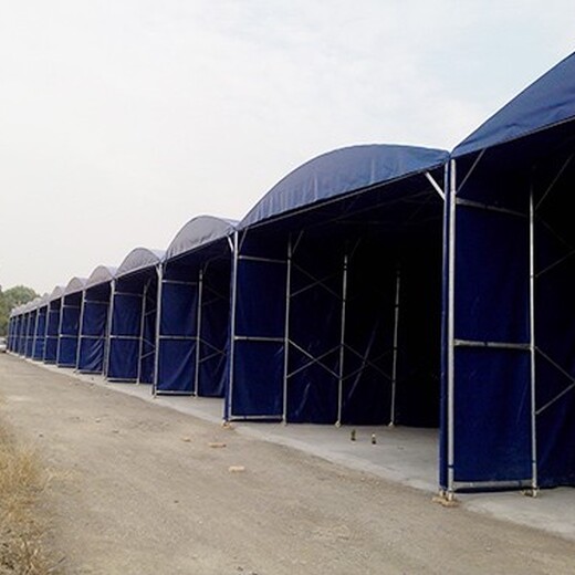 厂房折叠雨棚帐篷雨棚厂家定做,大型移动厂房雨棚