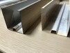 非标定制开口木纹铝格栅方通设计合理