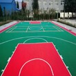 河南民權可用在露天的拼接籃球場懸浮地板