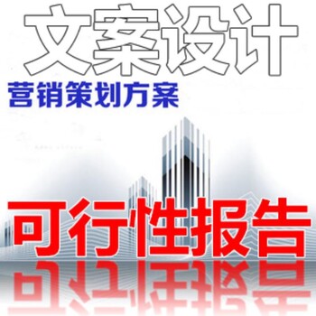 天津滨海新区可行性研究报告代写机构，收费低服务好