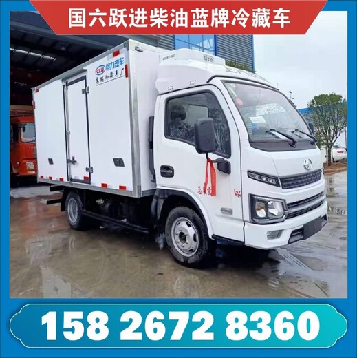 程力冷冻车,广东柴油国六跃进程力冷链车冷冻食品配送车厂家