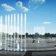 新款圣仑广场喷泉图