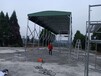 重慶墊江生產電動伸縮雨棚倉庫推拉雨棚安裝,籃球場推拉雨棚