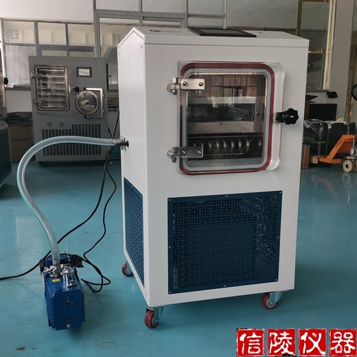 信陵仪器原位真空冻干机,2升中间体原位冷冻干燥机LGJ-10FD