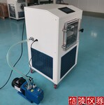 信陵仪器电加热冷冻干燥机,生物多肽0.6平米原位真空冻干机供应价格