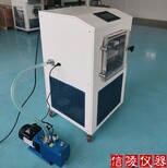 信陵儀器原位真空凍干機,化妝品中試壓塞真空凍干機LGJ-10FD價格圖片3