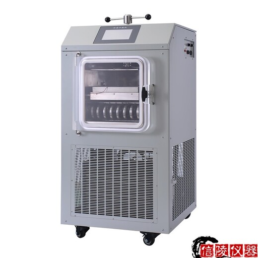 信陵仪器原位真空冻干机,中型冷冻干燥机6升果汁冻干机价格