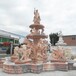 钎拓雕塑石雕水法,江苏高速路口石雕喷泉汉白玉西方人物喷泉