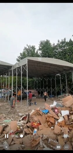 陕西优佰特篷业轮式雨蓬,和平折叠雨棚帐篷