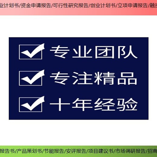 龙川县定制项目可行性研究报告,决策用,可研报告