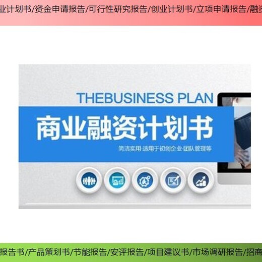 玉溪市项目数据分析报告代写公司企业融资报告