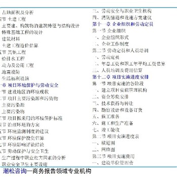 白银市地方专项债国债项目机构编写可行性报告