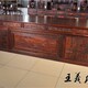 枣庄缅甸花梨办公桌图