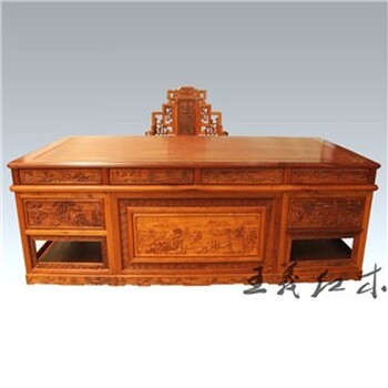 精心制作的红木家具大果紫檀办公家具,大红酸枝办公桌