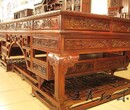 济南缅甸花梨办公桌国标红木家具,大红酸枝办公桌图片