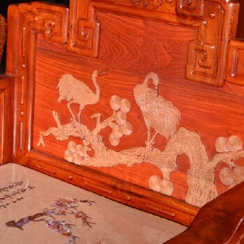 王义红木济宁缅甸花梨沙发,威海精雕细琢红木办公沙发包您满意