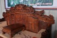 济宁家具分享红木办公沙发实力商家大红酸枝老板专用沙发