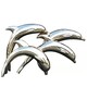 不銹鋼鏤空鯨魚雕塑圖