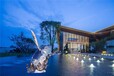 北京大型不锈钢鲸鱼雕塑造型美观