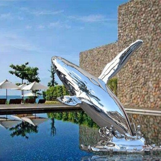 北京不锈钢城市鲸鱼雕塑价格