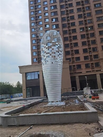 上海不锈钢城市鲸鱼雕塑批发