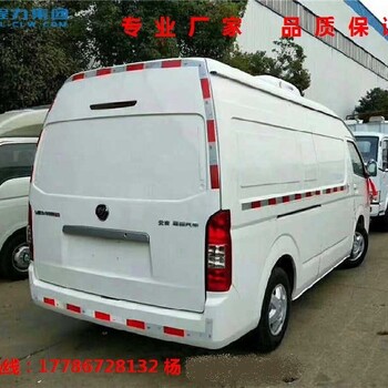 福田江淮解放冷链运输车,定制2米至9.6米冷藏车款式