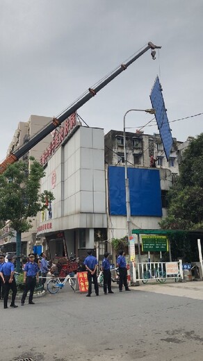 蓬江区户外广告牌拆除回收