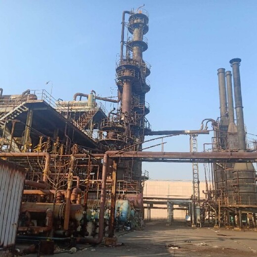 徐州钢结构化工厂拆除设备回收,化工厂设备拆除回收