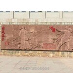 内蒙古石雕浮雕-花岗岩人物景观墙