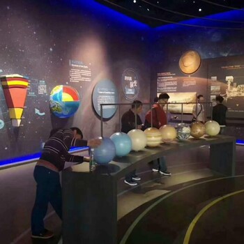 湖南地质博物馆太阳系八星模型