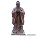 文化廣場鑄銅孔子-紫銅老子孔子雕塑的代表意義