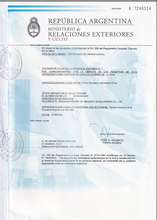 阿根廷大使馆认证