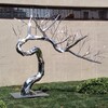 唐韻抽象大樹雕塑,遼寧不銹鋼樹雕塑多少錢