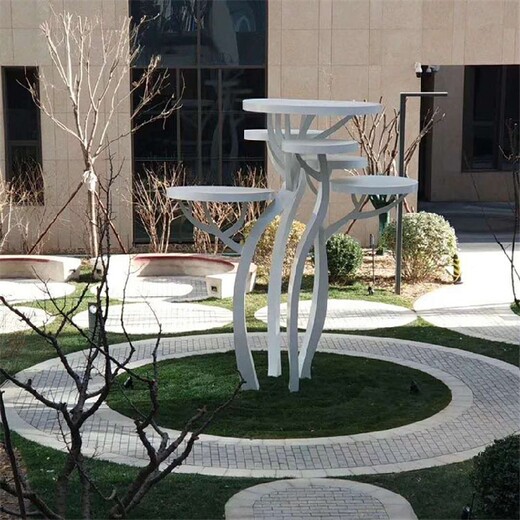 不锈钢抽象树雕塑定制厂家