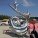 内蒙古不锈钢浪花雕塑生产厂家