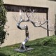 不锈钢树雕塑加工图