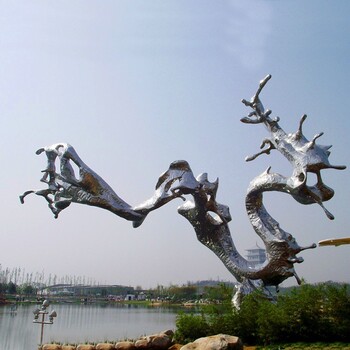 重庆小区不锈钢浪花雕塑公司
