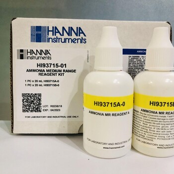 哈纳HI93713-01磷酸盐试剂0-2.5ppm哈纳磷酸盐试剂