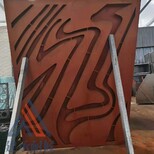山钢锈钢板,规格多样现货批发耐候板Q235NH耐候板景观用耐候钢板图片1