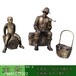锦州农耕人物雕塑模型