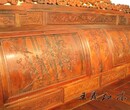 王義紅木紅木雙人床,魯班工藝老撾大紅酸枝雙人床有品位圖片