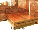 王义红木红木双人床,青岛红木家具王义红木缅甸花梨双人床自然纹理清晰图片