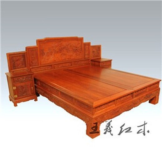 上海红木实木床大红酸枝罗汉床不用任何铁钉,缅甸花梨沙发