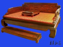 济宁精雕细琢王义红木缅甸花梨双人床天然木雕,大果紫檀床图片5