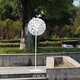 湖南抽象鐵藝雕塑不銹鋼蒲公英廣場景觀植物雕塑圖