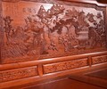 北京古典红木家具大红酸枝罗汉床不用任何铁钉,交趾黄檀办公桌