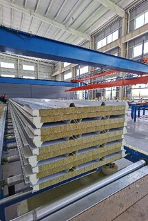 江苏恒海PU侧封屋面瓦楞板,江西萍乡生产聚氨酯封边瓦楞板规格图片1
