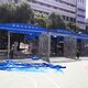北京环保电动篮球场伸缩蓬品质优良图